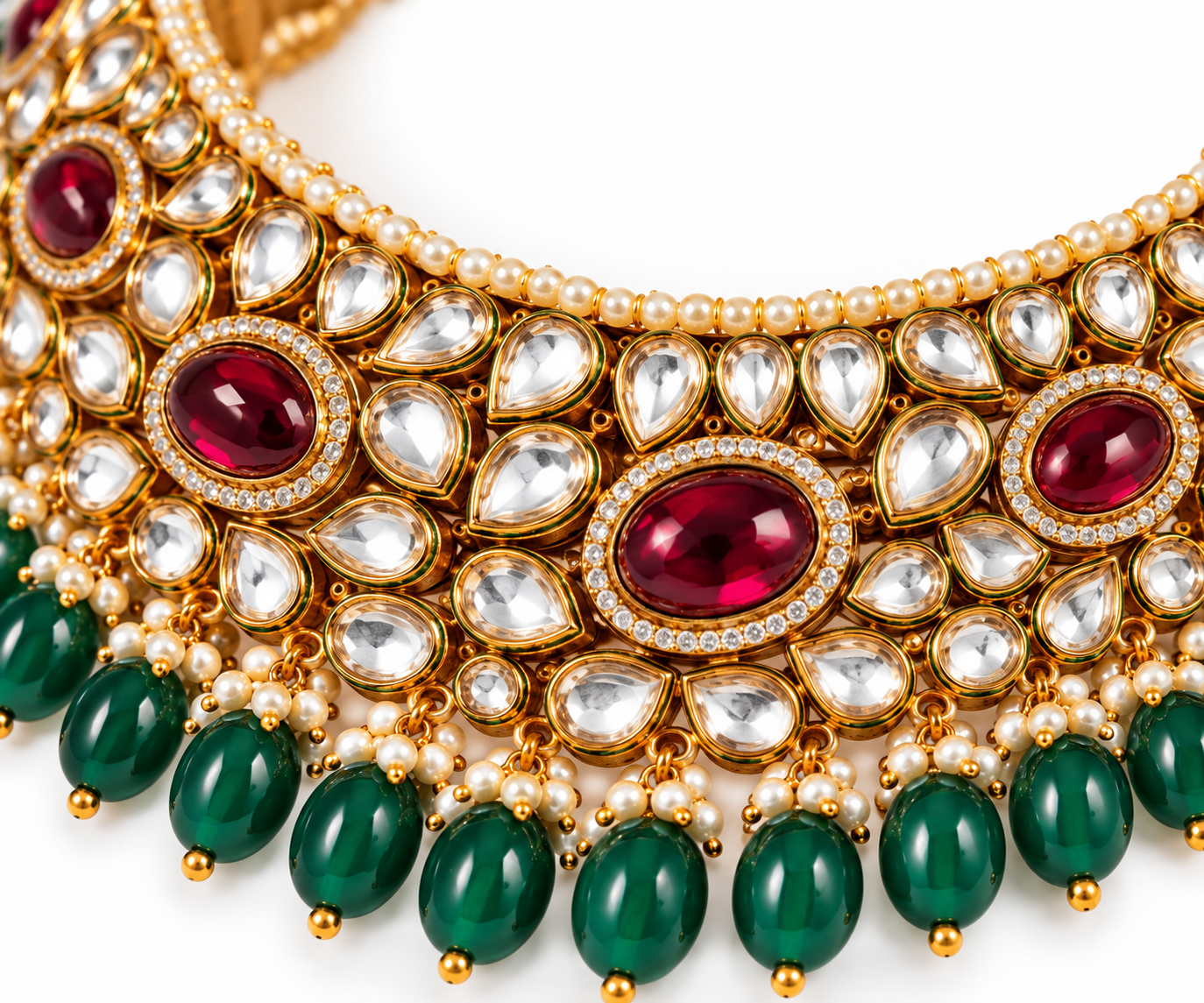 Ruhani Ruby Heritage Choker Set